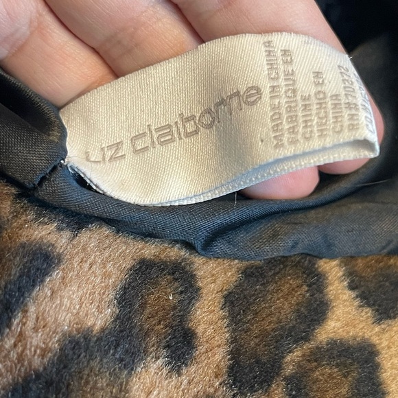 Vintage Liz Claiborne Animal Print Bucket Hat Plush One Size - Picture 6 of 7